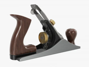 Wygładzanie ręcznej płaszczyzny ławki Model 3D