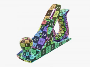 Wygładzanie ręcznej płaszczyzny ławki Model 3D