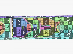 Wygładzanie ręcznej płaszczyzny ławki Model 3D