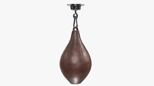 Speedball Punch Bag 3D Model .c4d .max .obj .3ds .fbx .stl .blend 