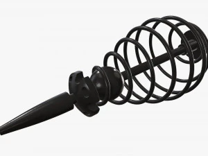 Spring fish feeder 3D Model