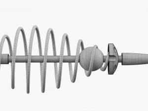 Spring fish feeder 3D Model