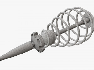 Spring fish feeder Modelo 3D