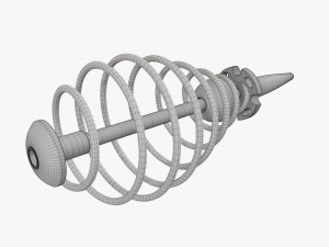 Spring fish feeder Modelo 3D