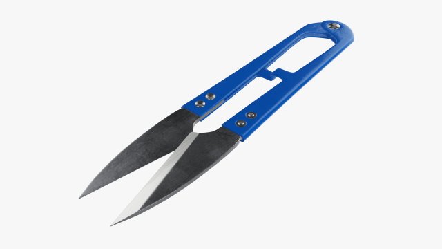 Spring scissors 3D Model .c4d .max .obj .3ds .fbx .stl .blend 