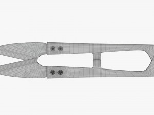 Spring scissors 3D Model