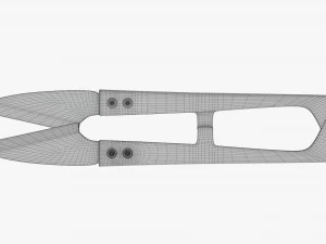 Spring scissors 3D Model