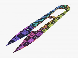 Spring scissors 3D Model