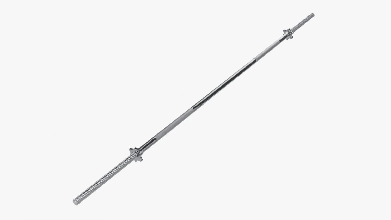 Straight weight bar 3D Model .c4d .max .obj .3ds .fbx .stl .blend
