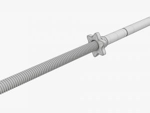 Straight weight bar 3D Model