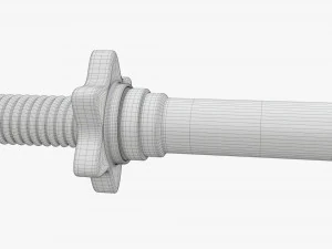 Straight weight bar 3D Model