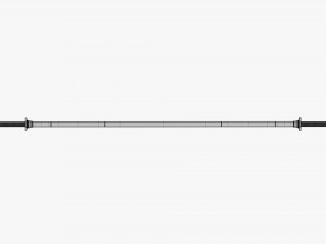 Straight weight bar 3D Model