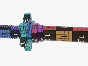 Straight weight bar 3D Model