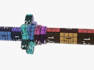 Straight weight bar 3D Model