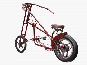 Stylized vintage bicycle 3D Model