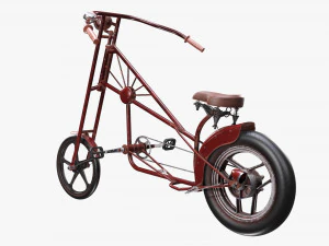 Stylized vintage bicycle 3D Model