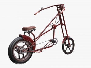 Stylized vintage bicycle 3D Model