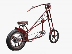 Stylized vintage bicycle 3D Model