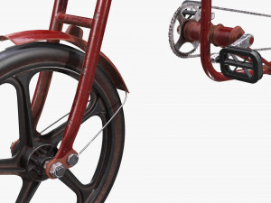 Stylized vintage bicycle 3D Model