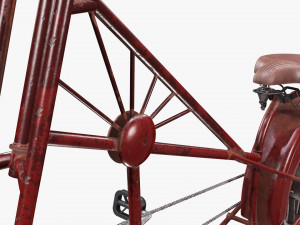 Stylized vintage bicycle 3D Model