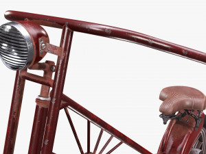 Stylized vintage bicycle 3D Model
