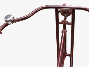 Stylized vintage bicycle 3D Model