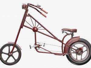 Stylized vintage bicycle 3D Model