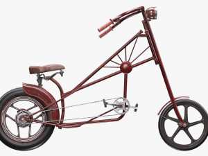 Stylized vintage bicycle 3D Model