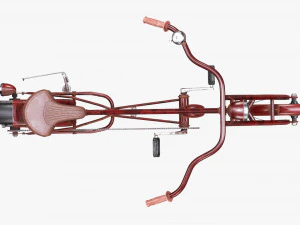Stylized vintage bicycle 3D Model