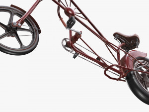 Stylized vintage bicycle 3D Model