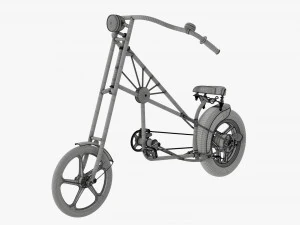Stylized vintage bicycle 3D Model