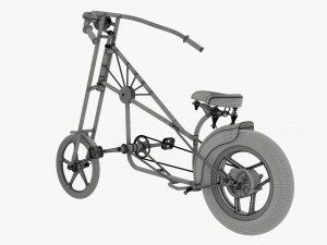 Stylized vintage bicycle 3D Model