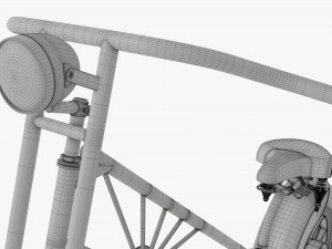 Stylized vintage bicycle 3D Model