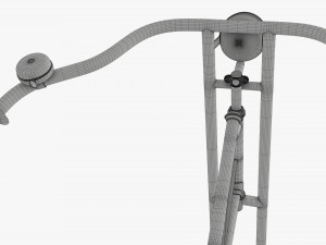 Stylized vintage bicycle 3D Model