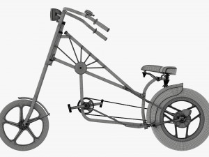 Stylized vintage bicycle 3D Model