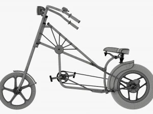 Stylized vintage bicycle 3D Model