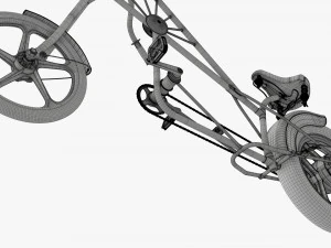 Stylized vintage bicycle 3D Model