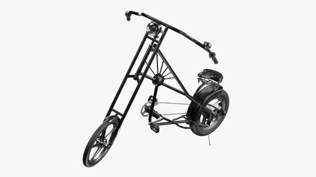 Stylized vintage bicycle 02 3Dモデル .c4d .max .obj .3ds .fbx .stl .blend 