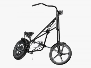 Stylized vintage bicycle 02 3D Model