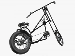 Stylized vintage bicycle 02 3D Model