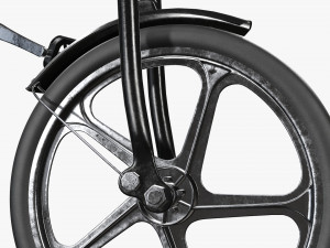 Stylized vintage bicycle 02 3Dモデル