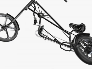 Stylized vintage bicycle 02 3D Model
