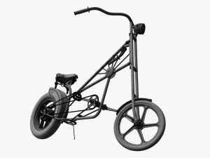 Stylized vintage bicycle 02 3D Model