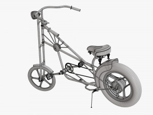 Stylized vintage bicycle 02 3Dモデル