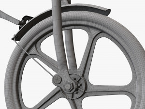 Stylized vintage bicycle 02 3Dモデル