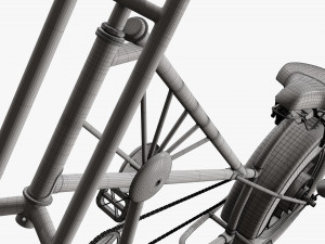 Stylized vintage bicycle 02 3Dモデル