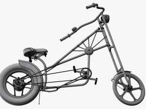 Stylized vintage bicycle 02 3Dモデル
