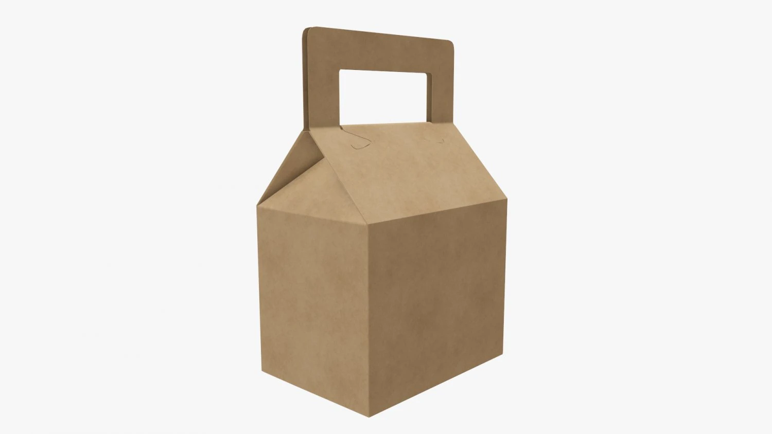 Tapered carrying box 3D Model .c4d .max .obj .3ds .fbx .stl .blend 