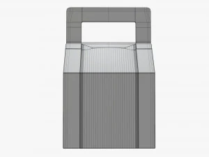 Tapered carrying box 3D Model