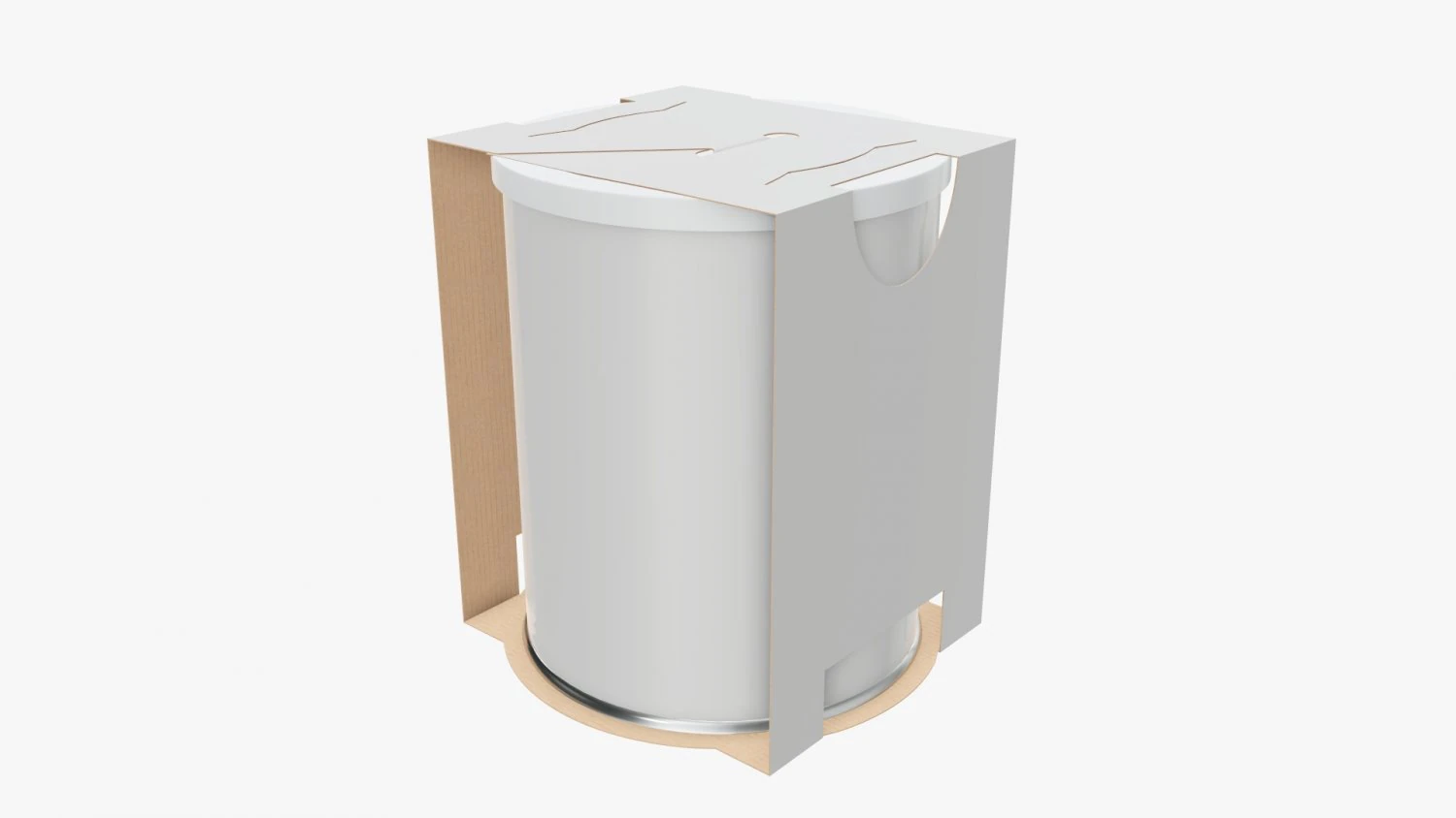 Tin can holder 3D Model .c4d .max .obj .3ds .fbx .stl .blend 